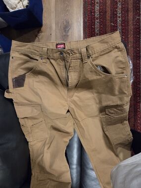 Wrangler Men's Tan Cargo Work Pants